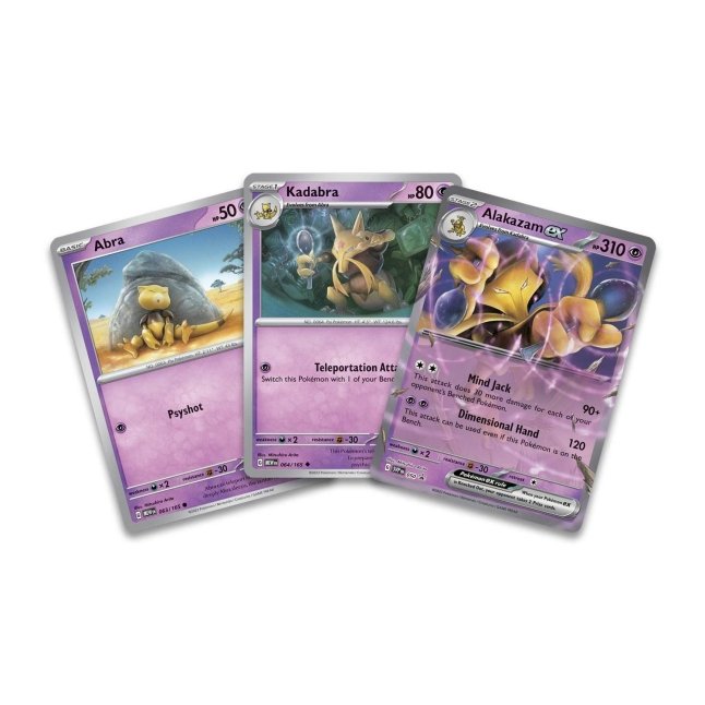 Pokemon 151 Alakazam ex Collection Promo Cards