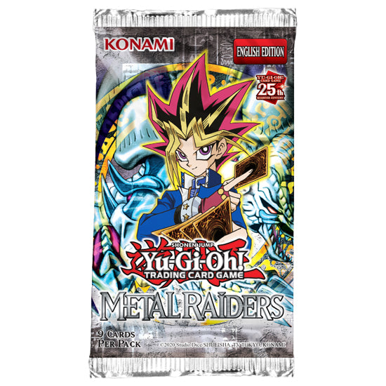 Yu-Gi-Oh! Metal Raiders booster pack 25th Anniversary Reprint