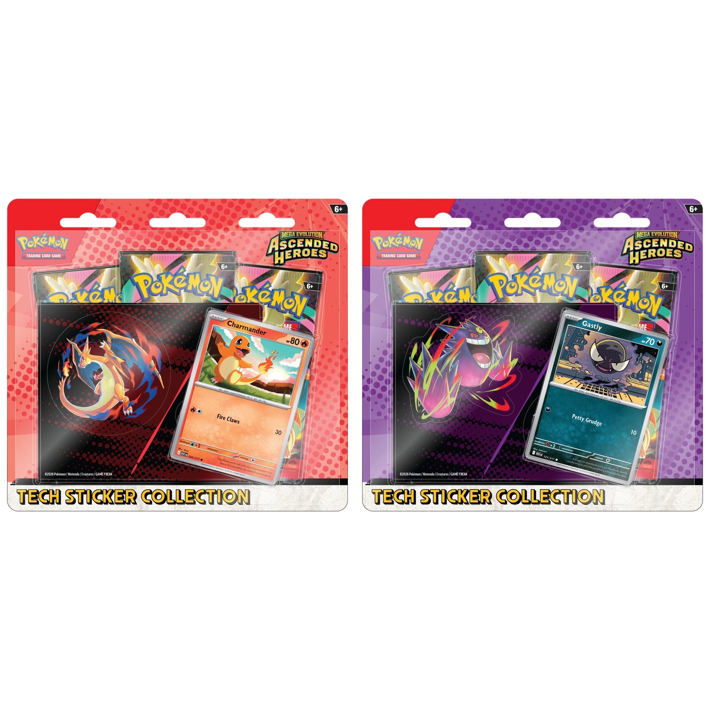 Pokemon Ascended Heroes Tech Sticker Collection Pair