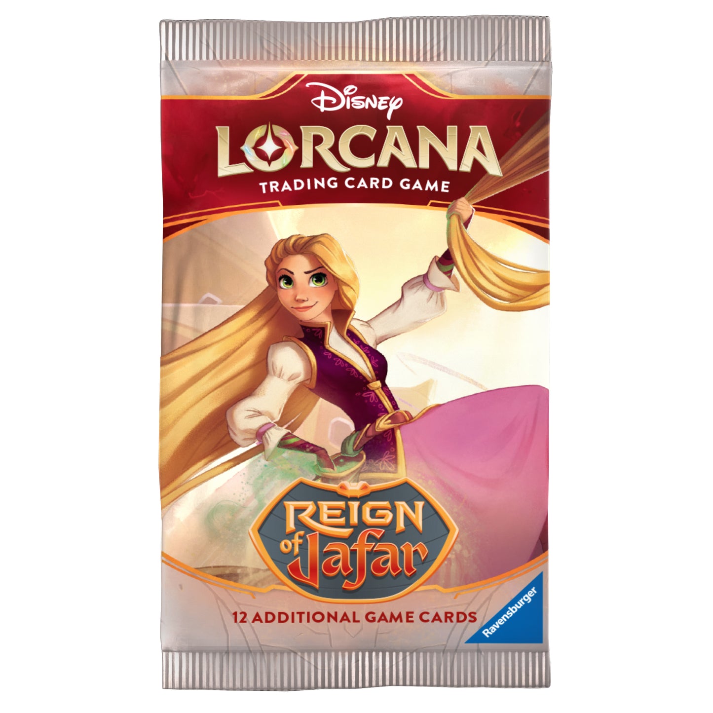 Lorcana Reign of Jafar Booster Pack Rapunzel Art