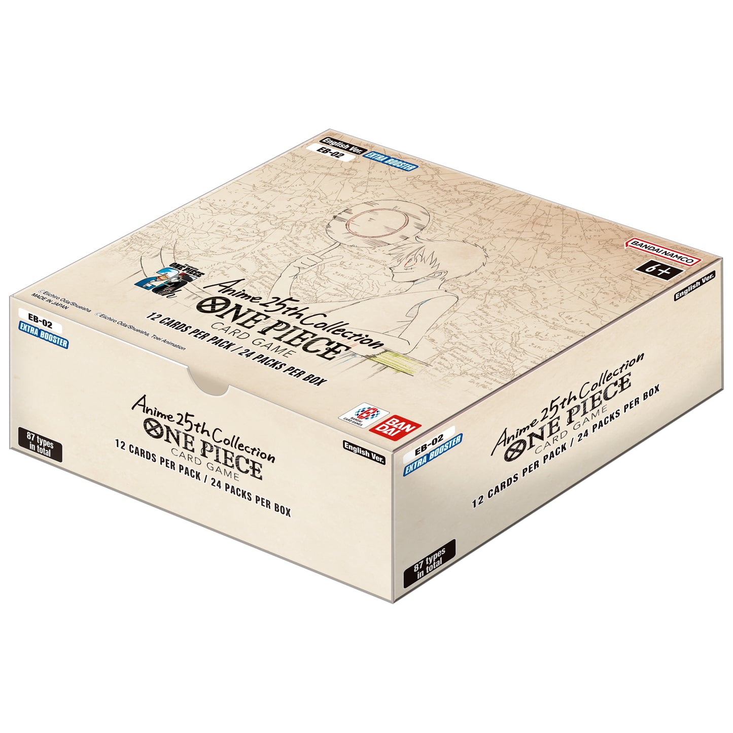 One Piece Extra Booster Anime 25th Collection Booster Box Sealed