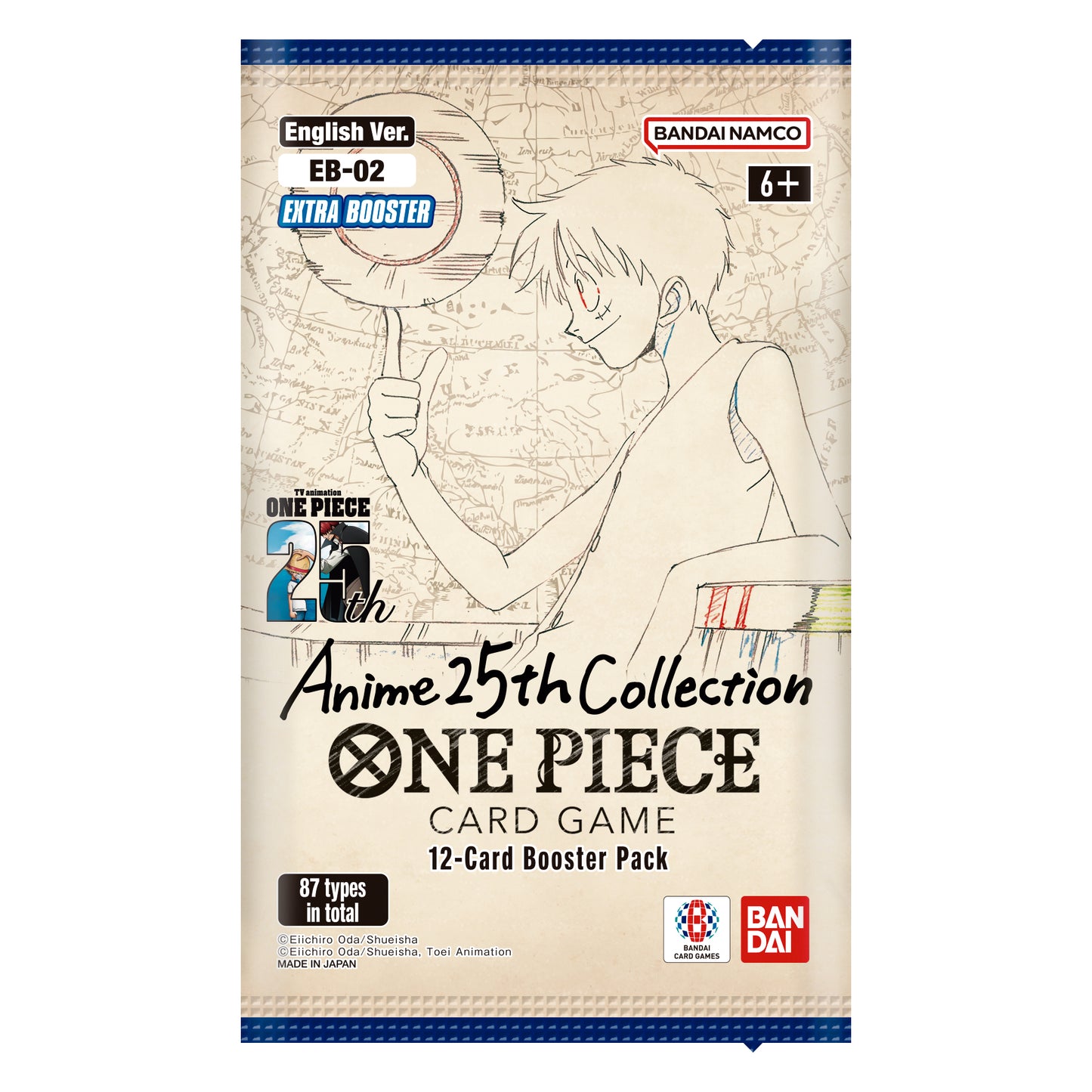 One Piece EB02 Extra Booster Anime 25th Collection Booster Pack English