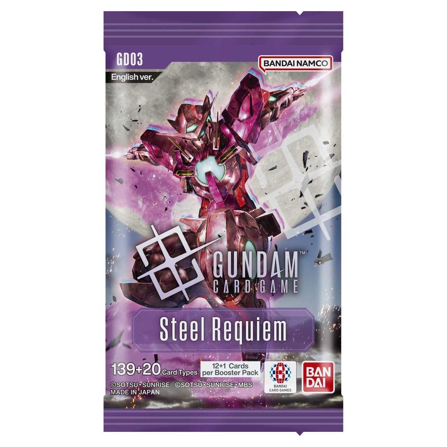Gundam Card Game GD03 Booster Pack English