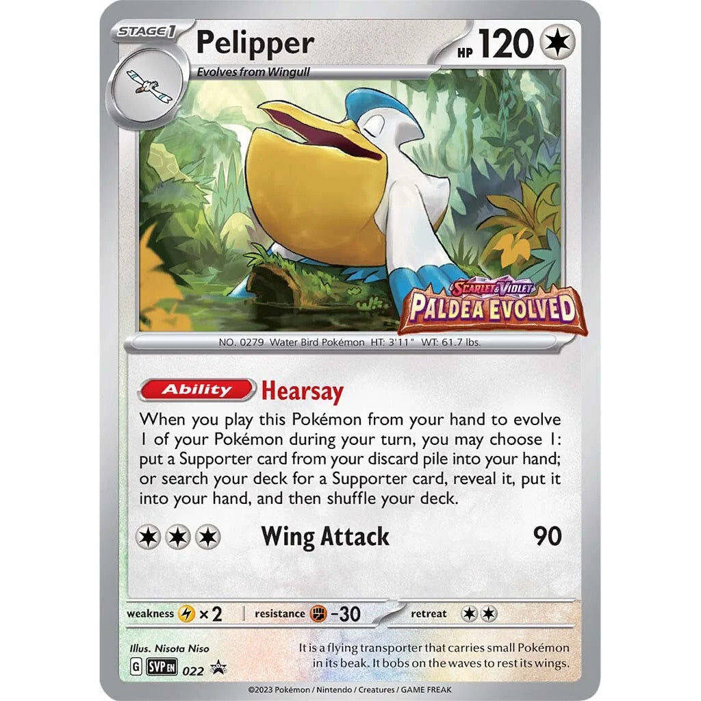 SVP022 Pelipper Promo Card Sealed