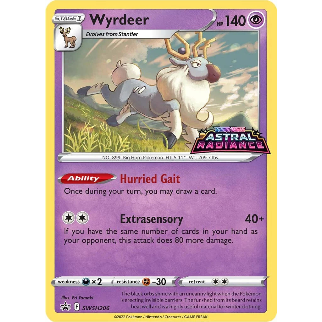 SWSH206 Wyrdeer Promo Card Sealed