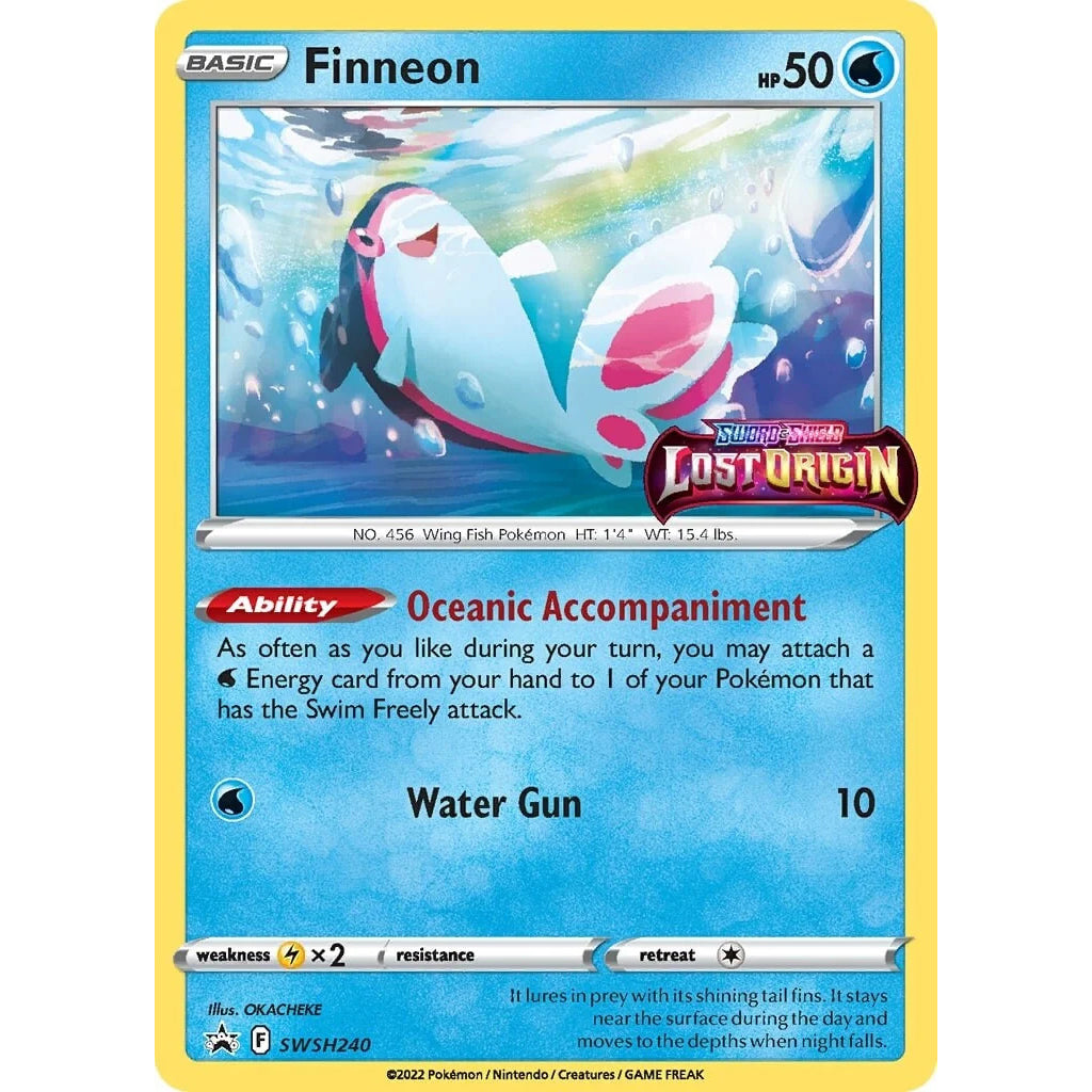 SWSH240 Finneon Promo Card Sealed