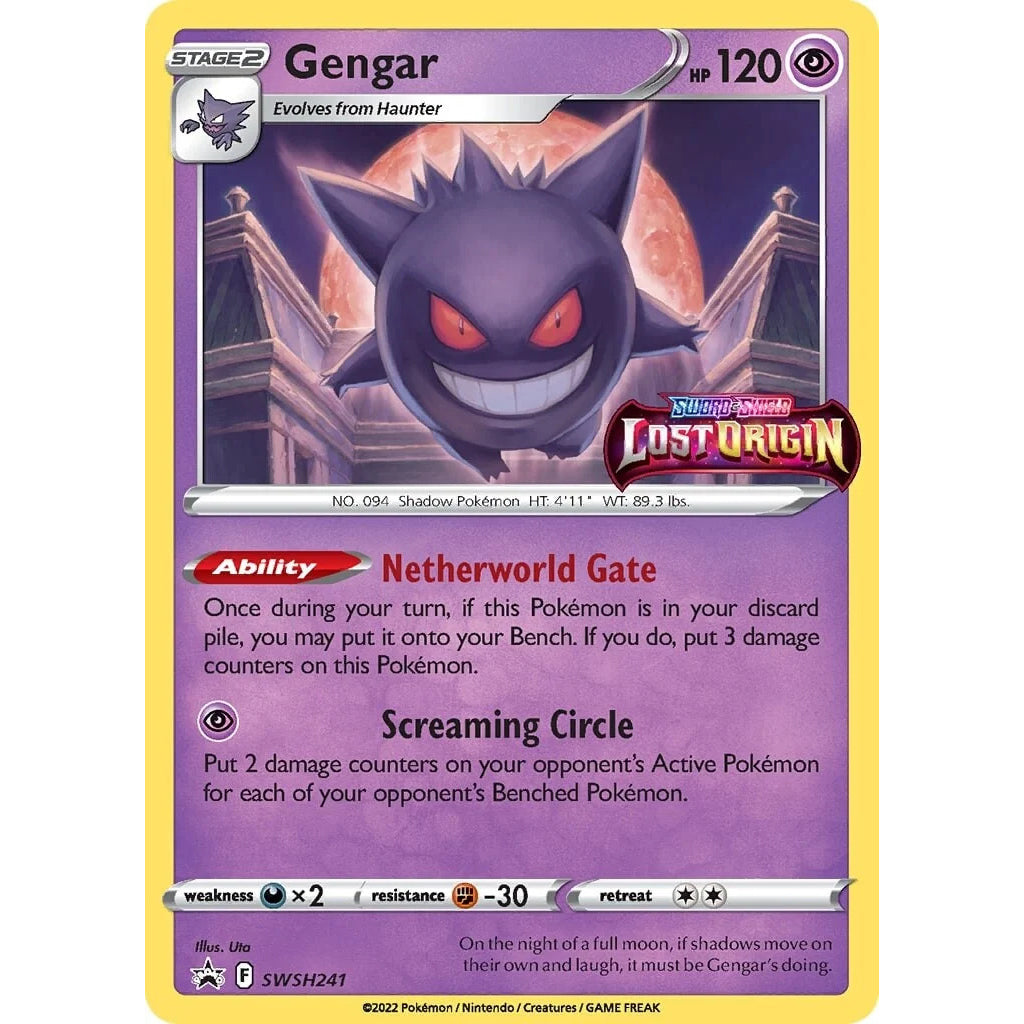 SWSH241 Gengar Promo Card Sealed