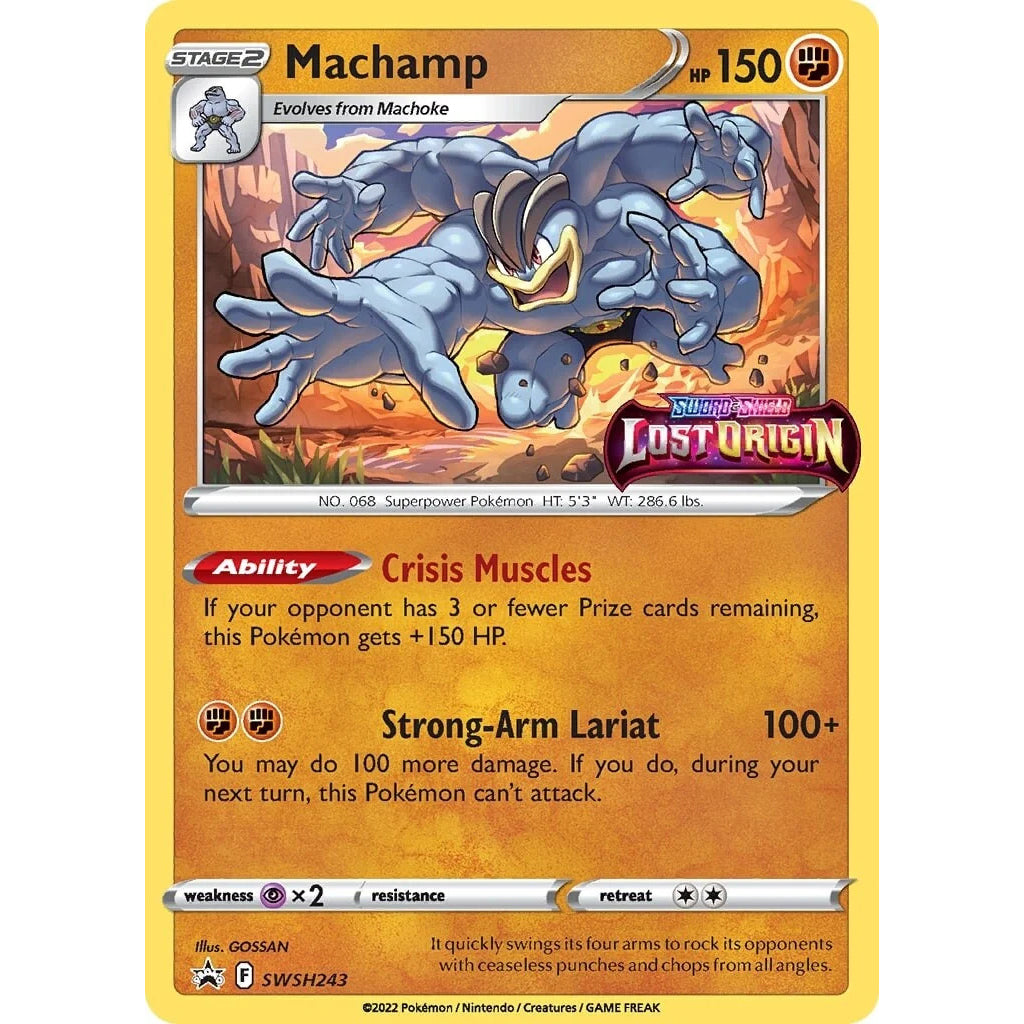 SWSH243 Machamp Promo Card Sealed
