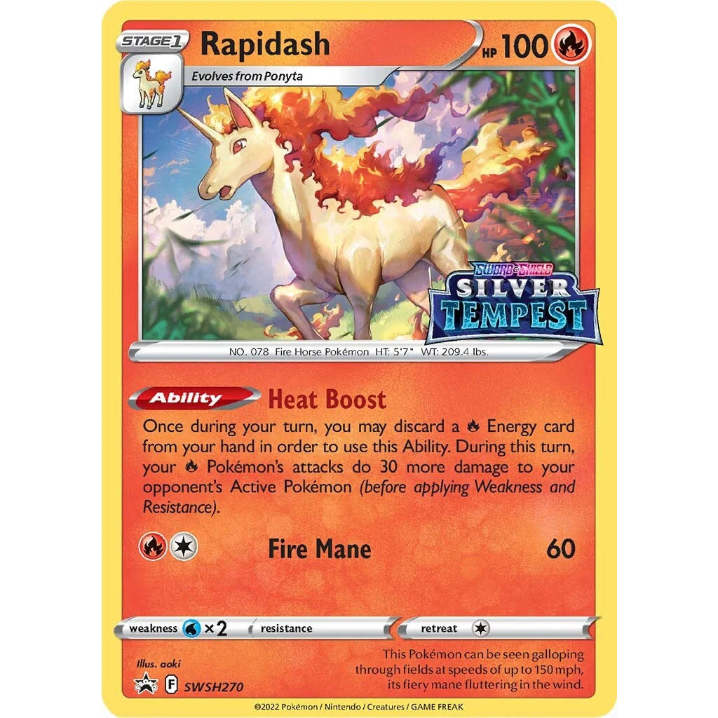 SWSH270 Rapidash Promo Card Sealed