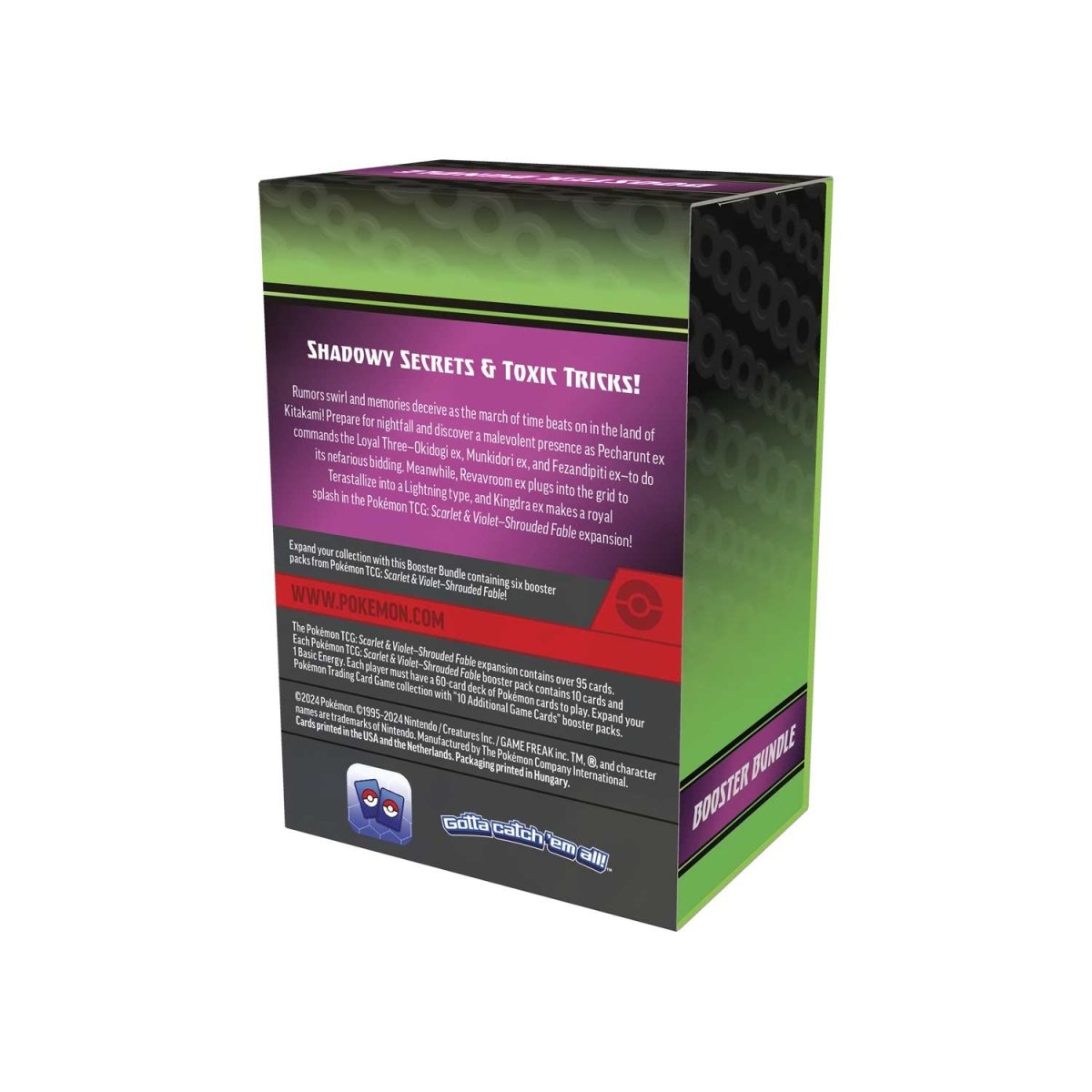 Pokemon Shrouded Fable Booster Bundle back