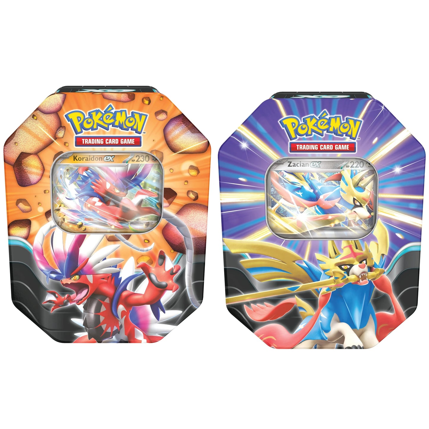 Pokemon Slashing Legends Tin Pair