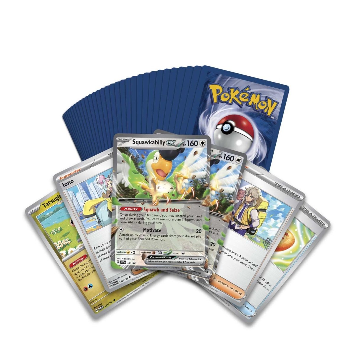 Pokemon Squawkabilly ex SVP160 Promo Cards from Trainers Toolkit 2024
