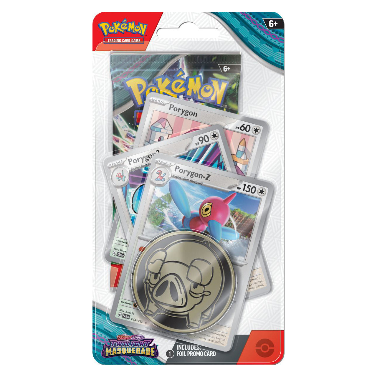 Pokemon Twilight Masquerade Porygon-Z Premium Checklane Blister
