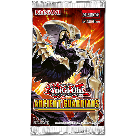 Yu-Gi-Oh! Ancient Guardians booster pack 1st edition