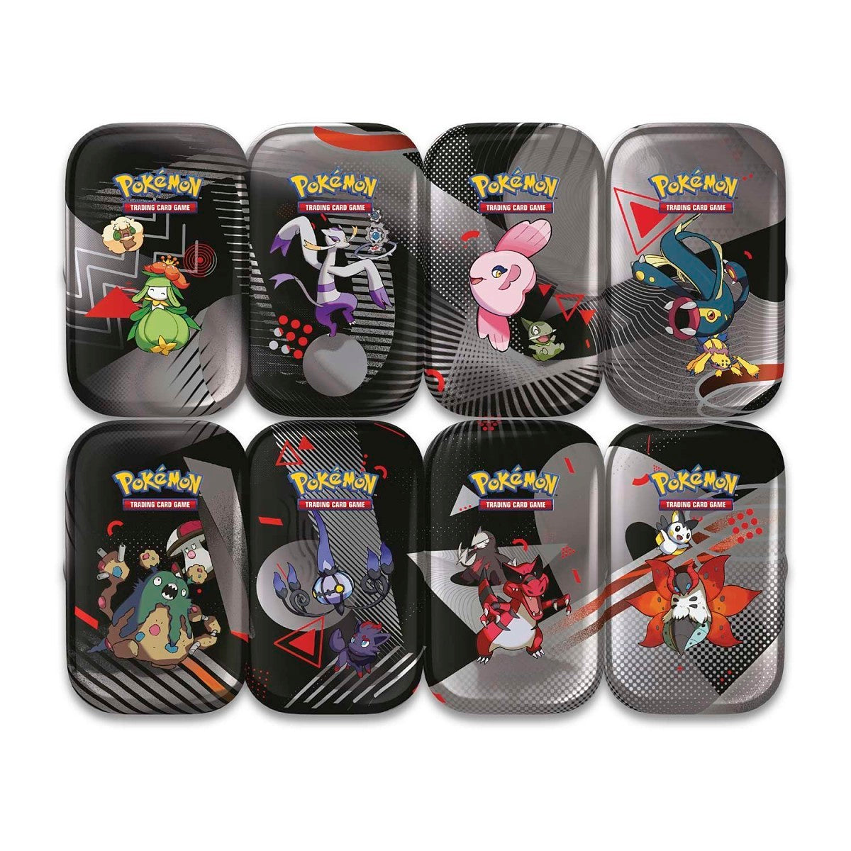 Pokemon Black Bolt and White Flare Unova Mini Tins Set