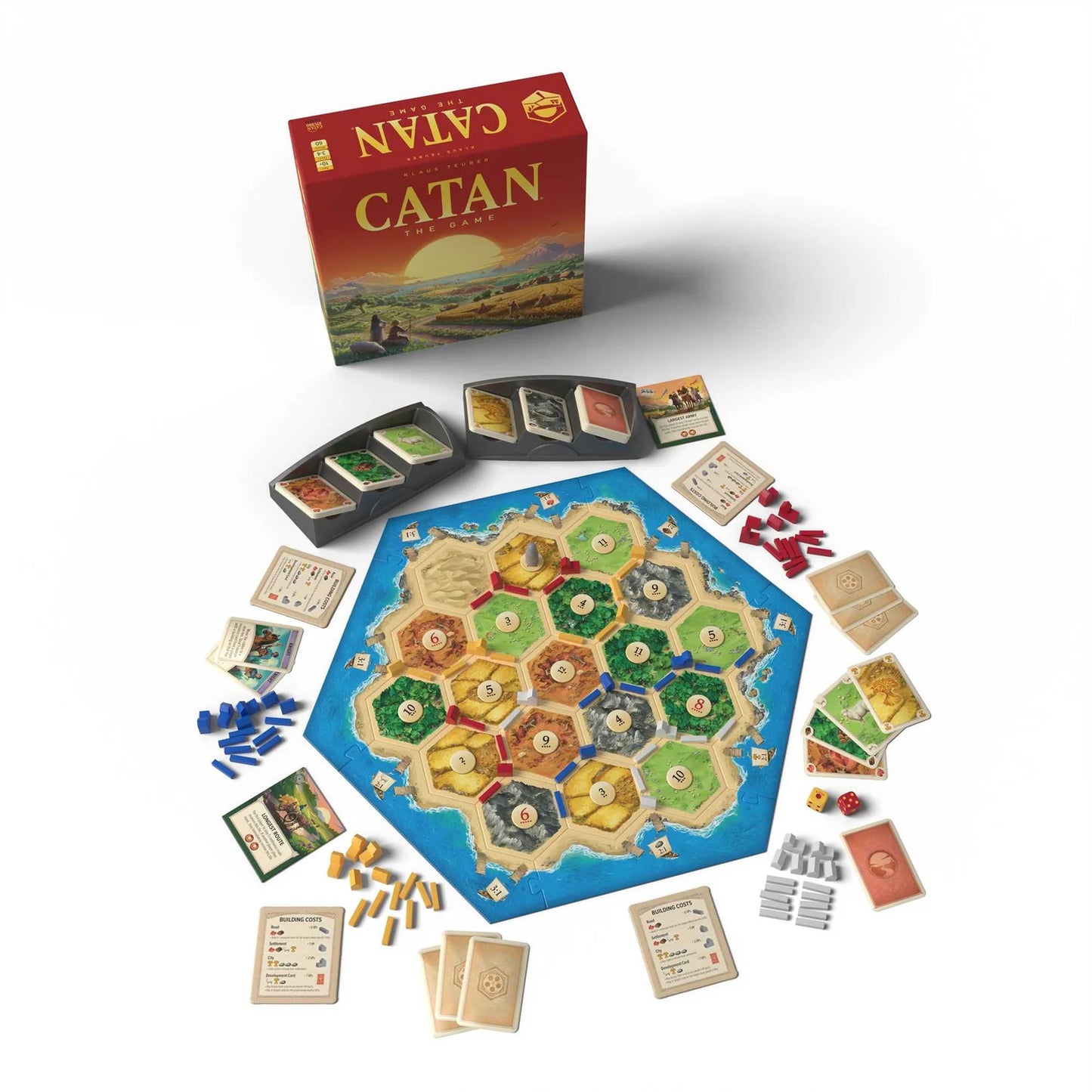 Catan 6th Edition Board Game Components