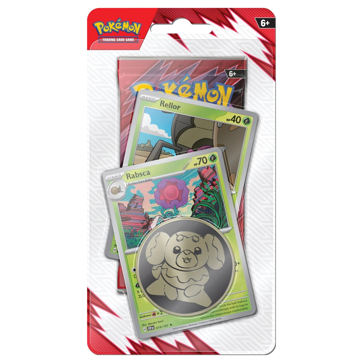 Pokemon Destined Rivals Rabsca Premium Checklane Blister