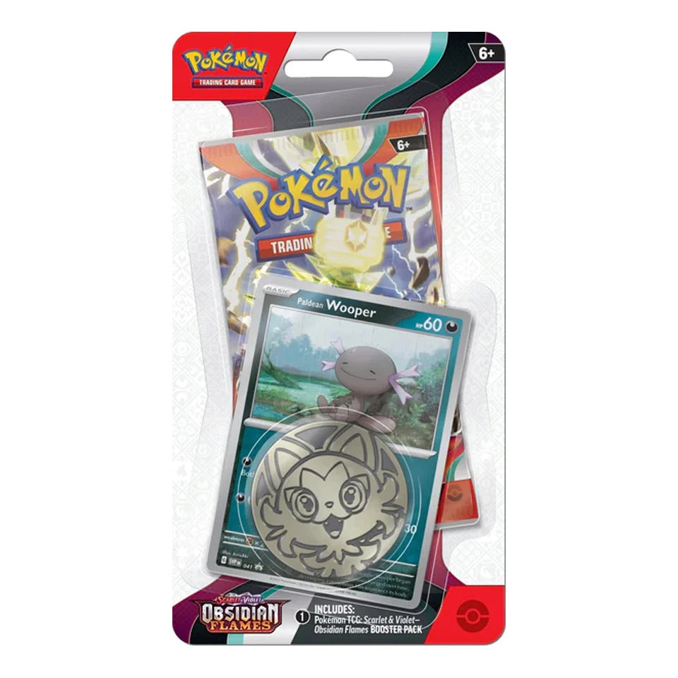 Pokemon Obsidian Flames Paldean Wooper Checklane Blister SVP041
