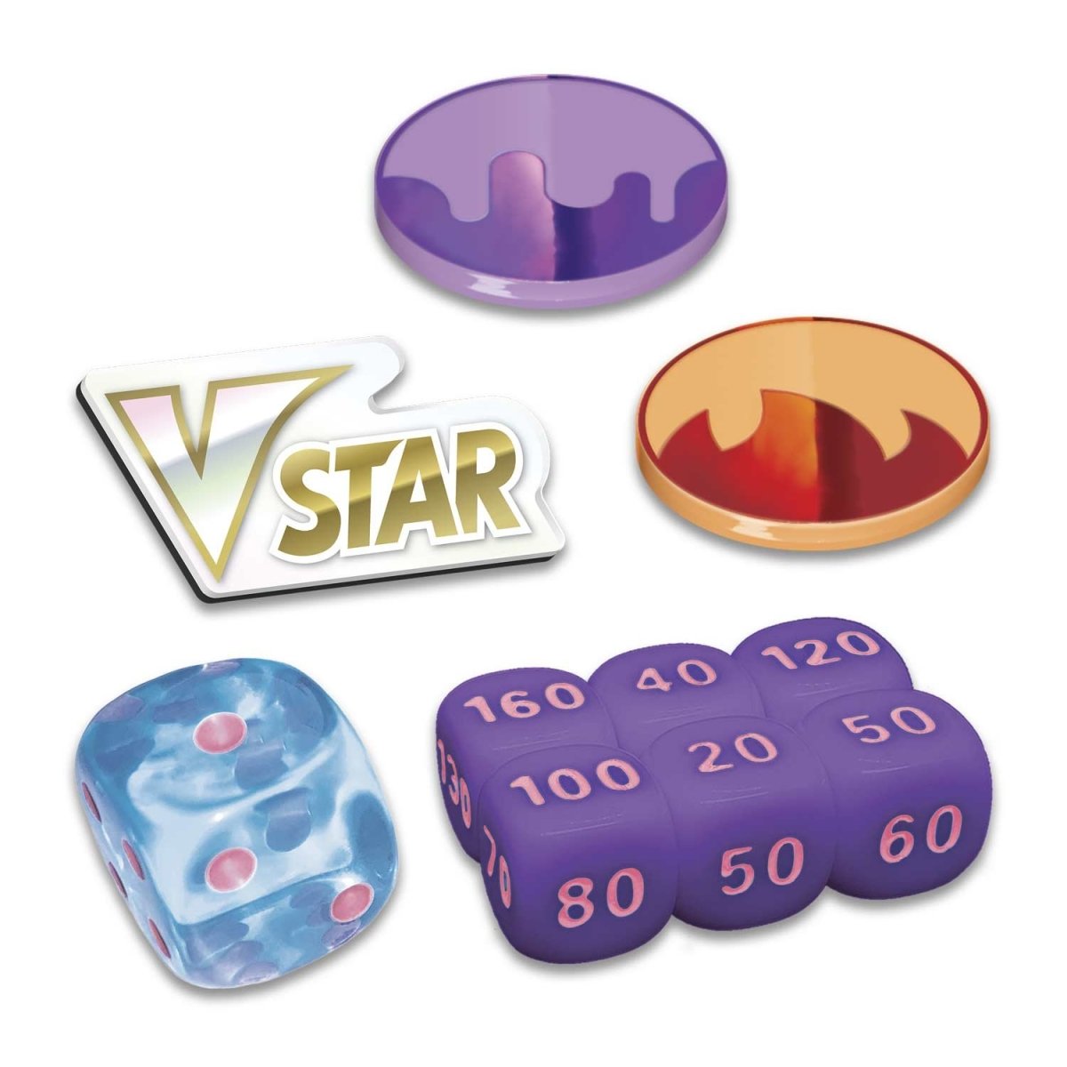 Origin Forme Palkia League Battle Deck Dice and Condition Markers