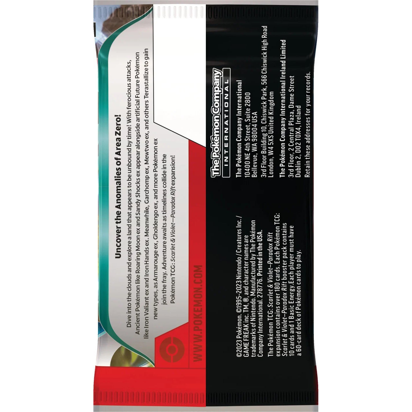 SV4 Booster Pack back