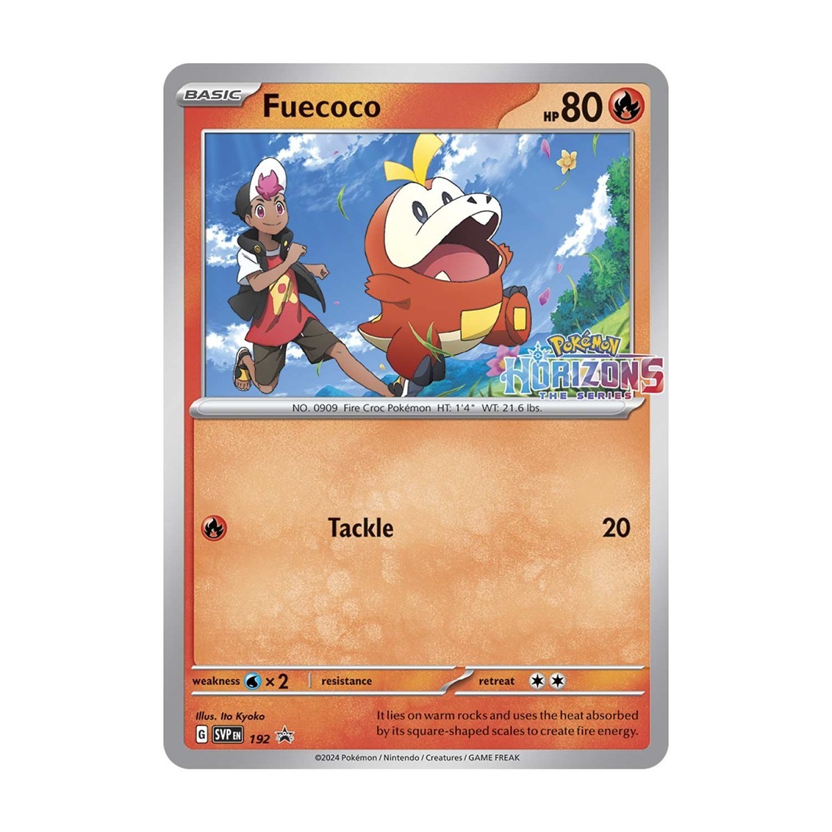 SVP192 Pokemon Horizons Fuecoco Promo Card Sealed