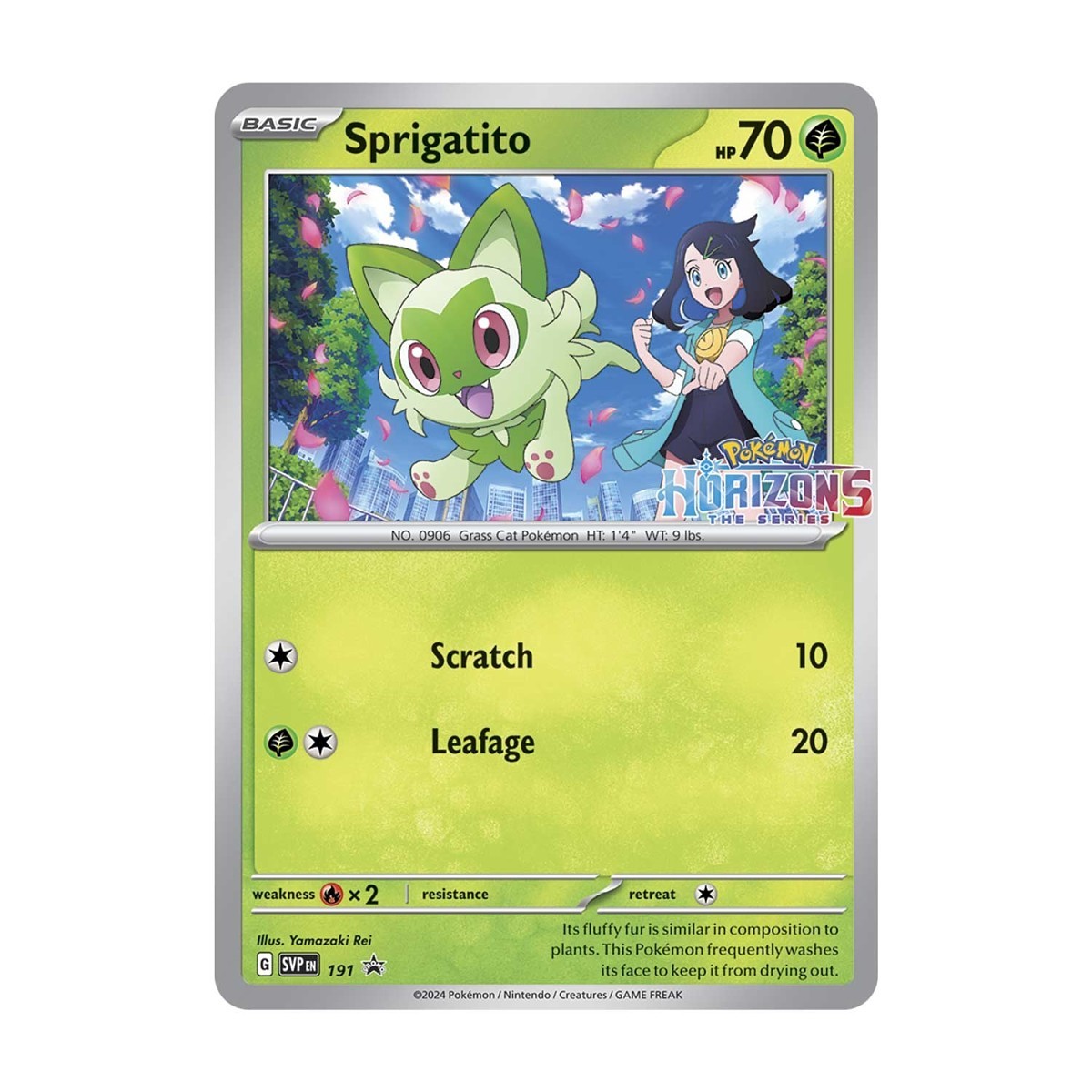 SVP191 Pokemon Horizons Sprigatito Promo Card Sealed