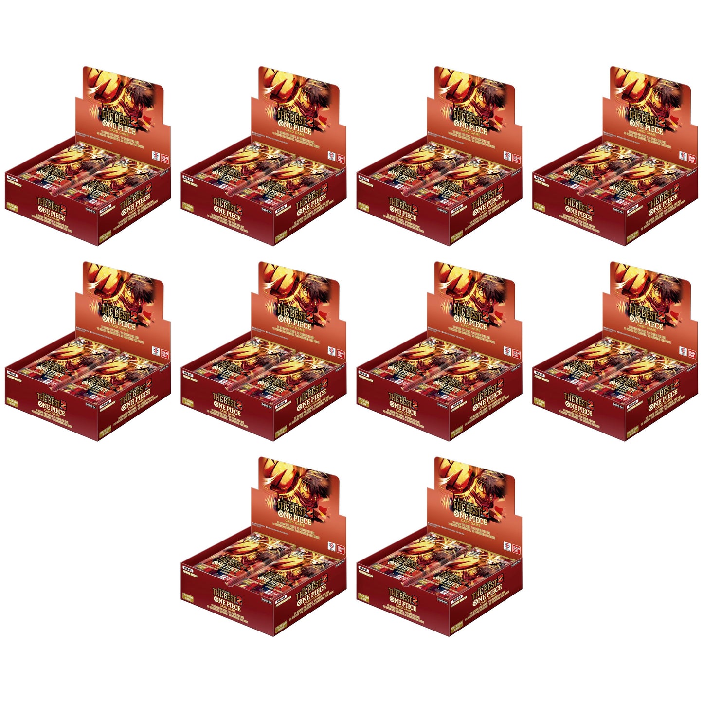 One Piece PRB-02 The Best Vol 2 Premium Booster Box Case English