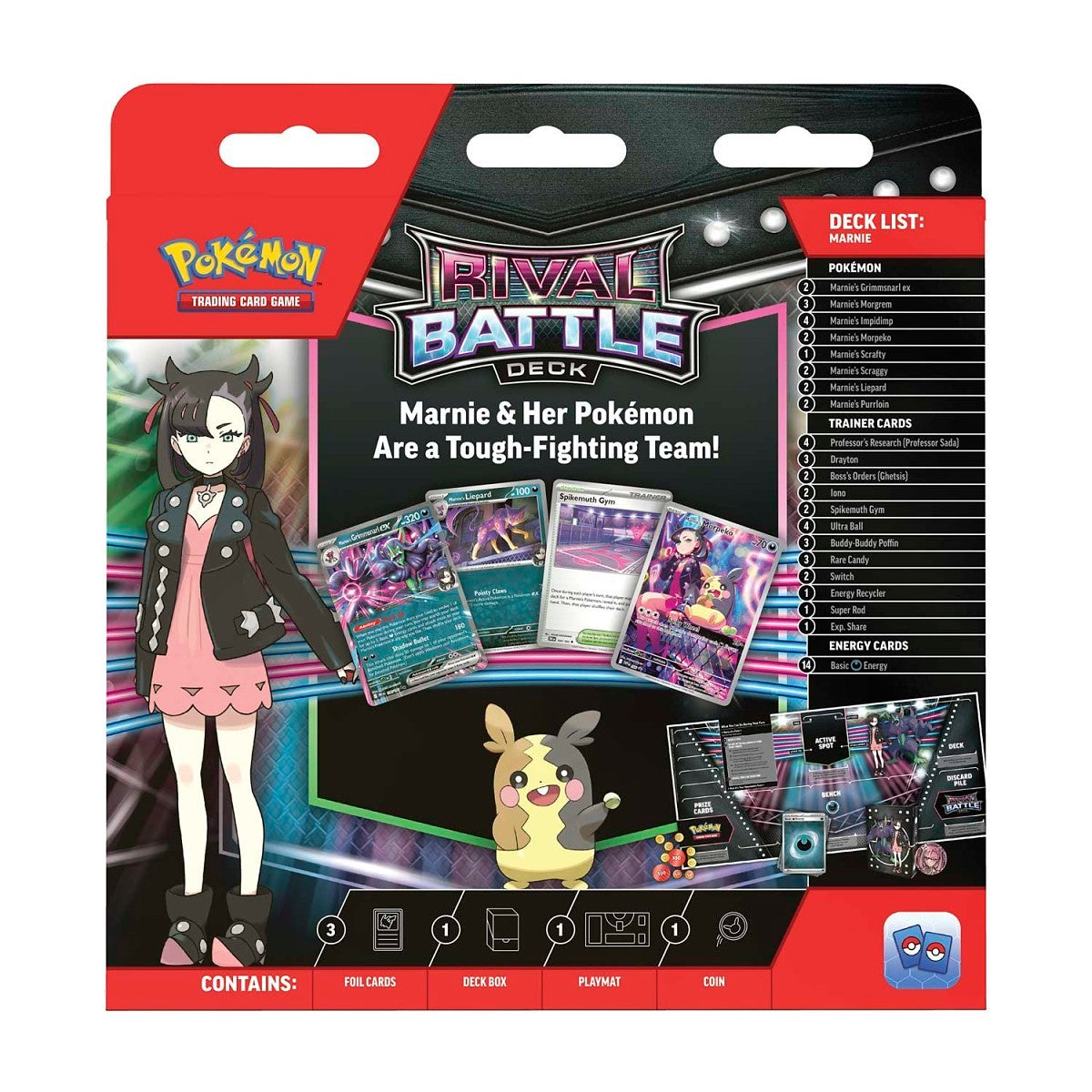 Pokemon Marnie May Battle Deck Back