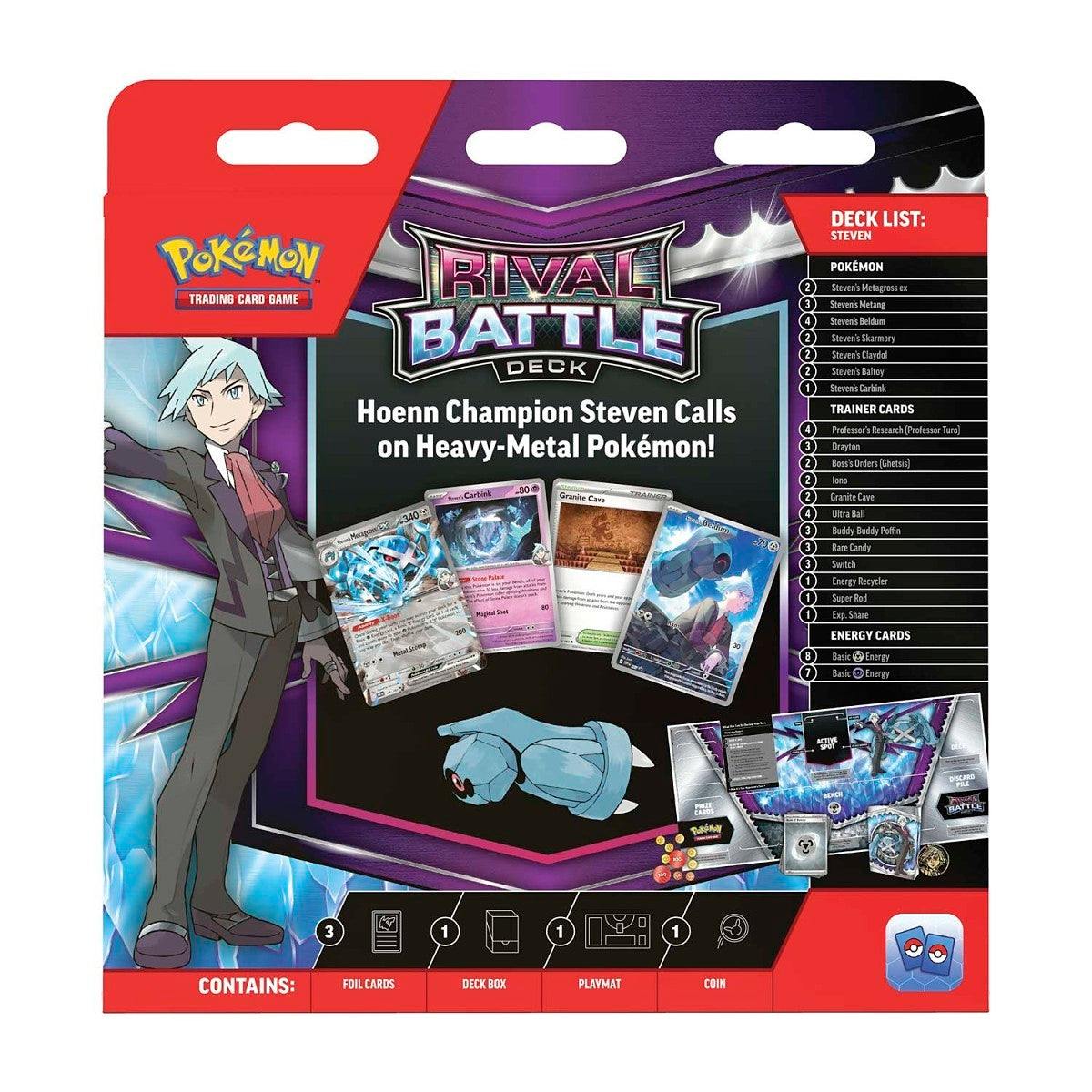 Pokemon Steven May Battle Deck Back