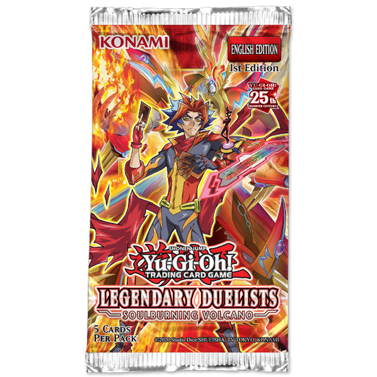 Yu-Gi-Oh! Soulburning Volcano booster pack 1st edition