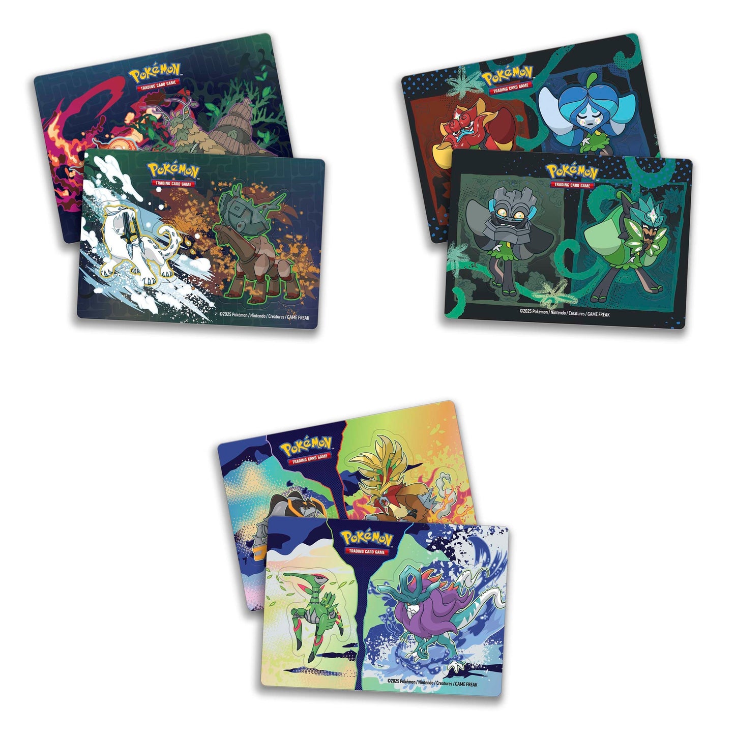 Pokemon March 2025 Stacking Tin Sticker Sheets