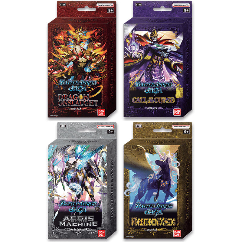 Battle Spirits Saga Deck Set Red Purple White Yellow