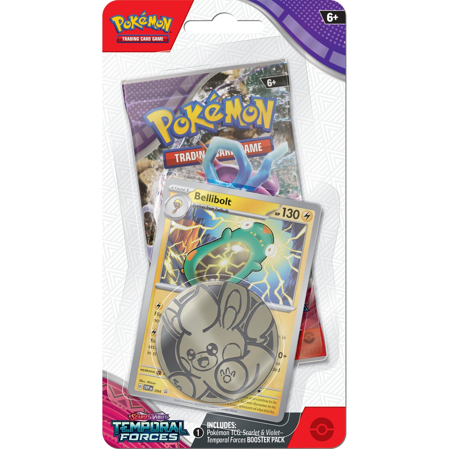 Pokemon Temporal Forces Bellibolt Checklane Blister SVP094