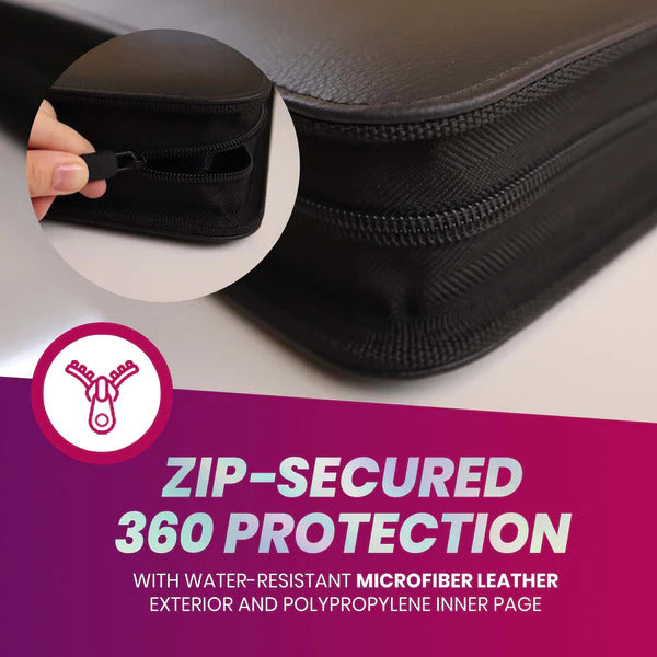 Zippered Toploader Binder