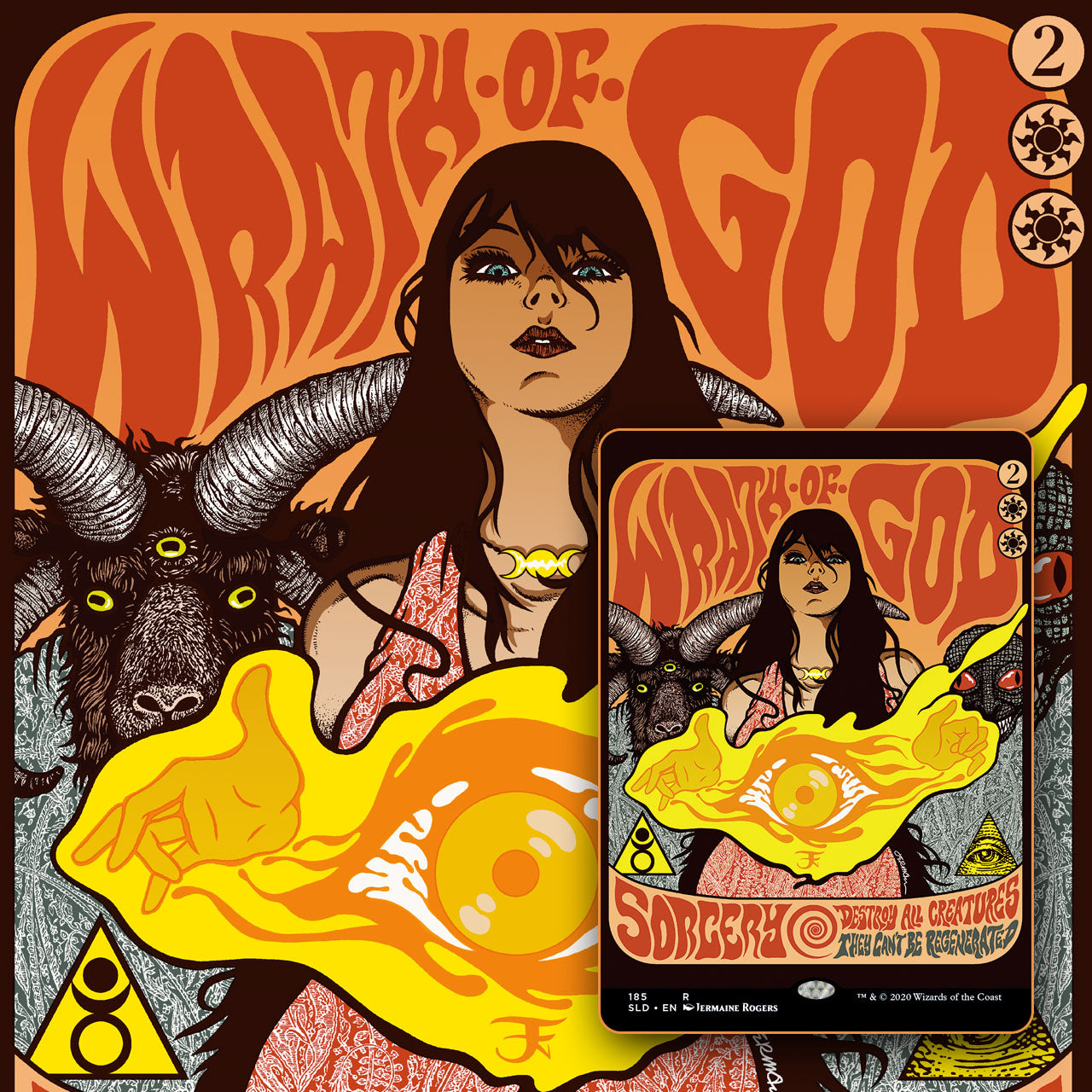 MTG Our Show Is On Friday Can You Make It Secret Lair Card Wrath of God