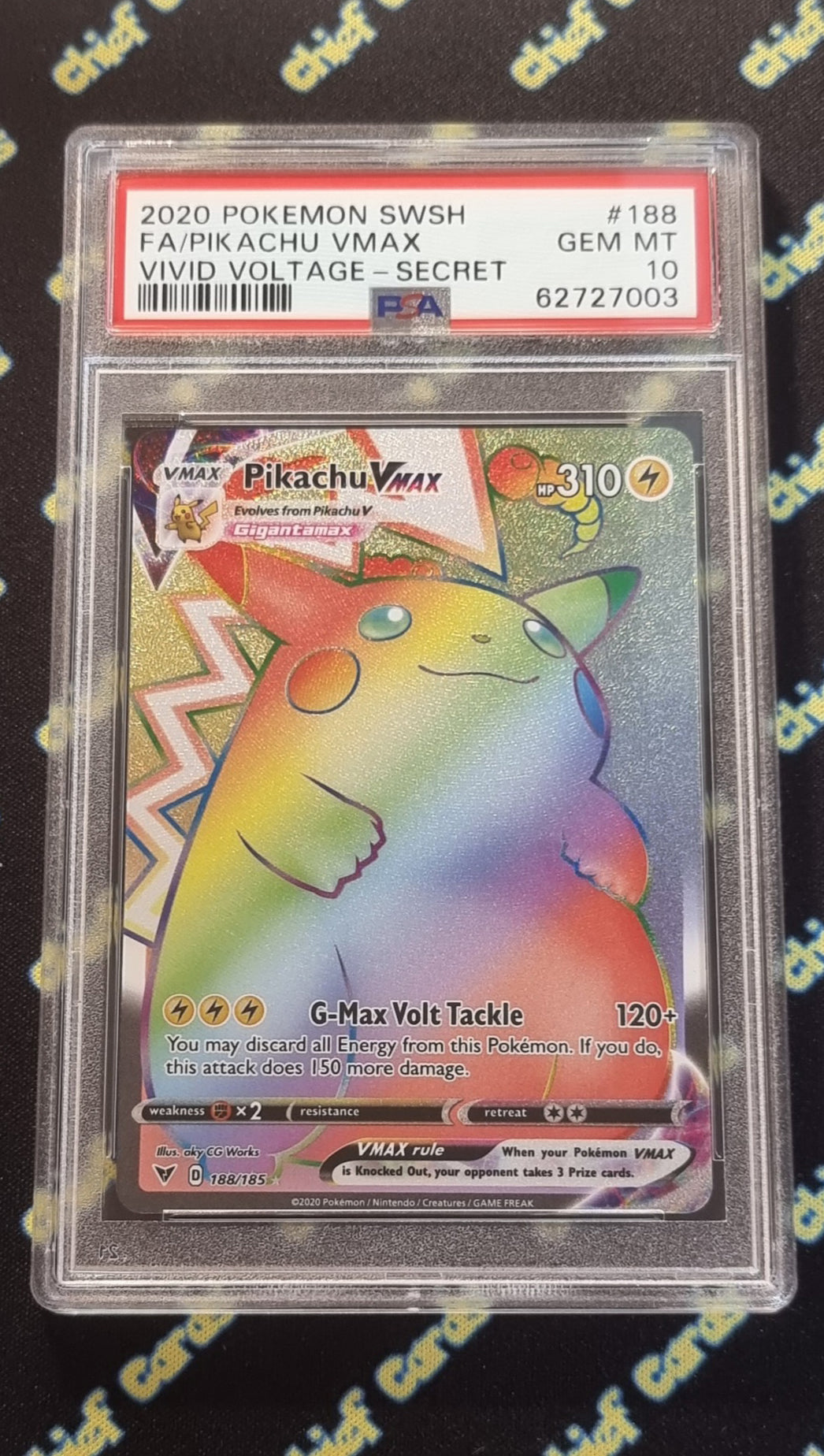 PSA 10 Pikachu VMAX (Vivid Voltage) Pokemon Card – Chief Cards