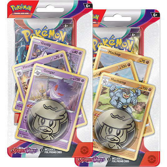 Pokemon Scarlet & Violet Premium Checklane Blister Pack Pair