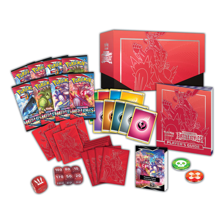 Pokemon Battle Styles Red ETB Contents
