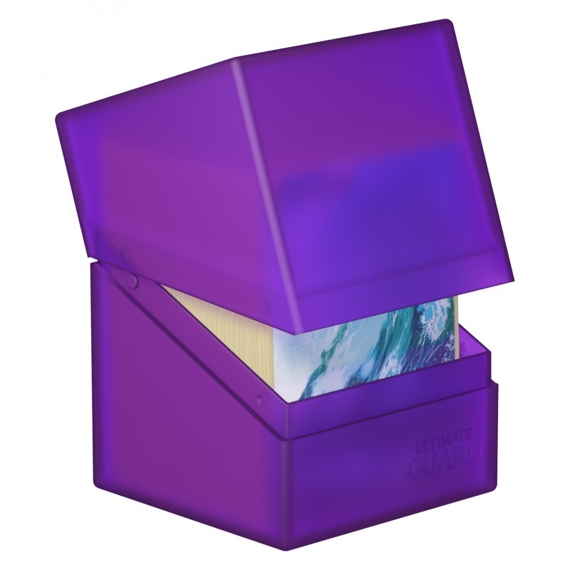 Boulder 100+ Amethyst holds 100 double-sleeved cards