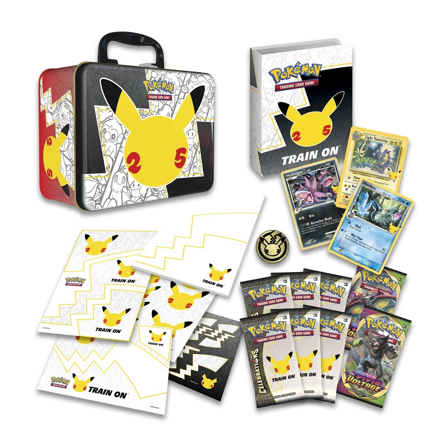 Pokemon 25th Anniversary collector chest contents