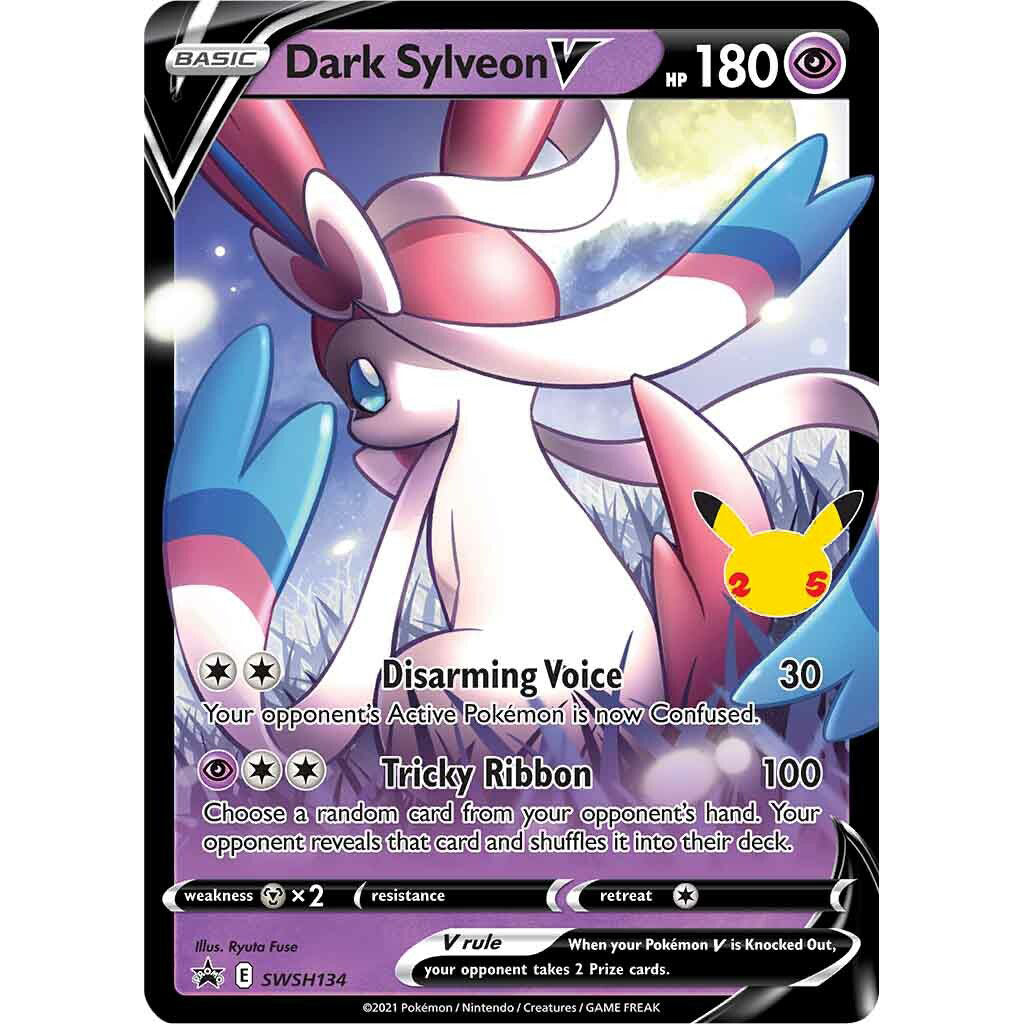 Dark Sylveon V promo card