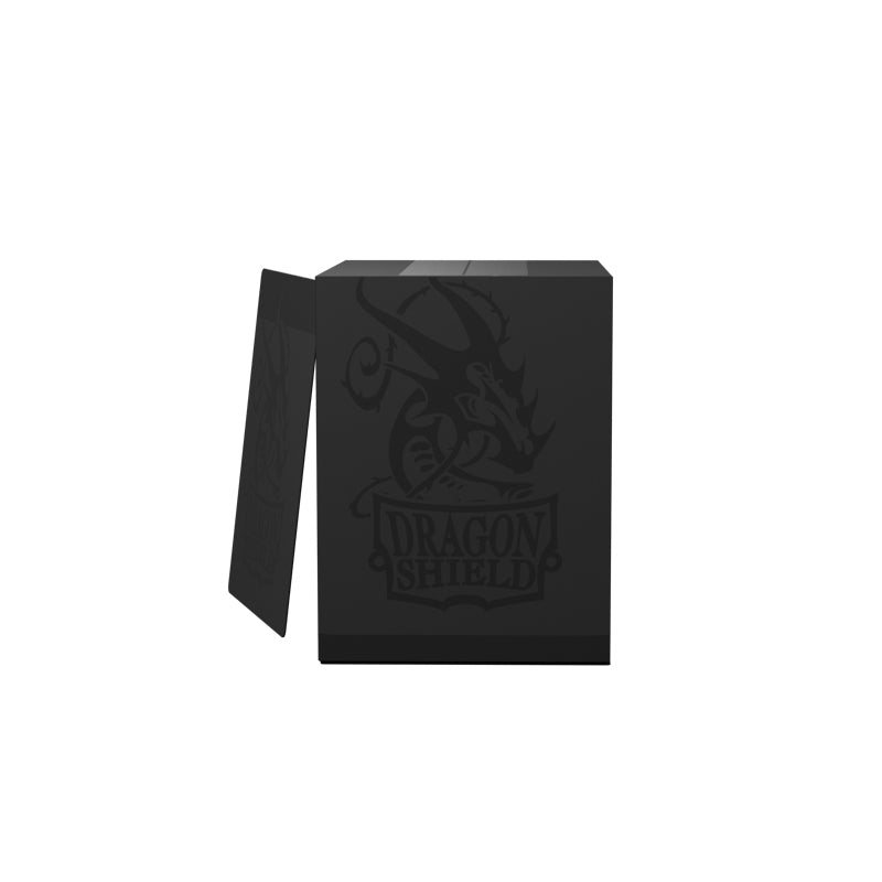 Dragon Shield Shadow Black Double Deck Box with divider