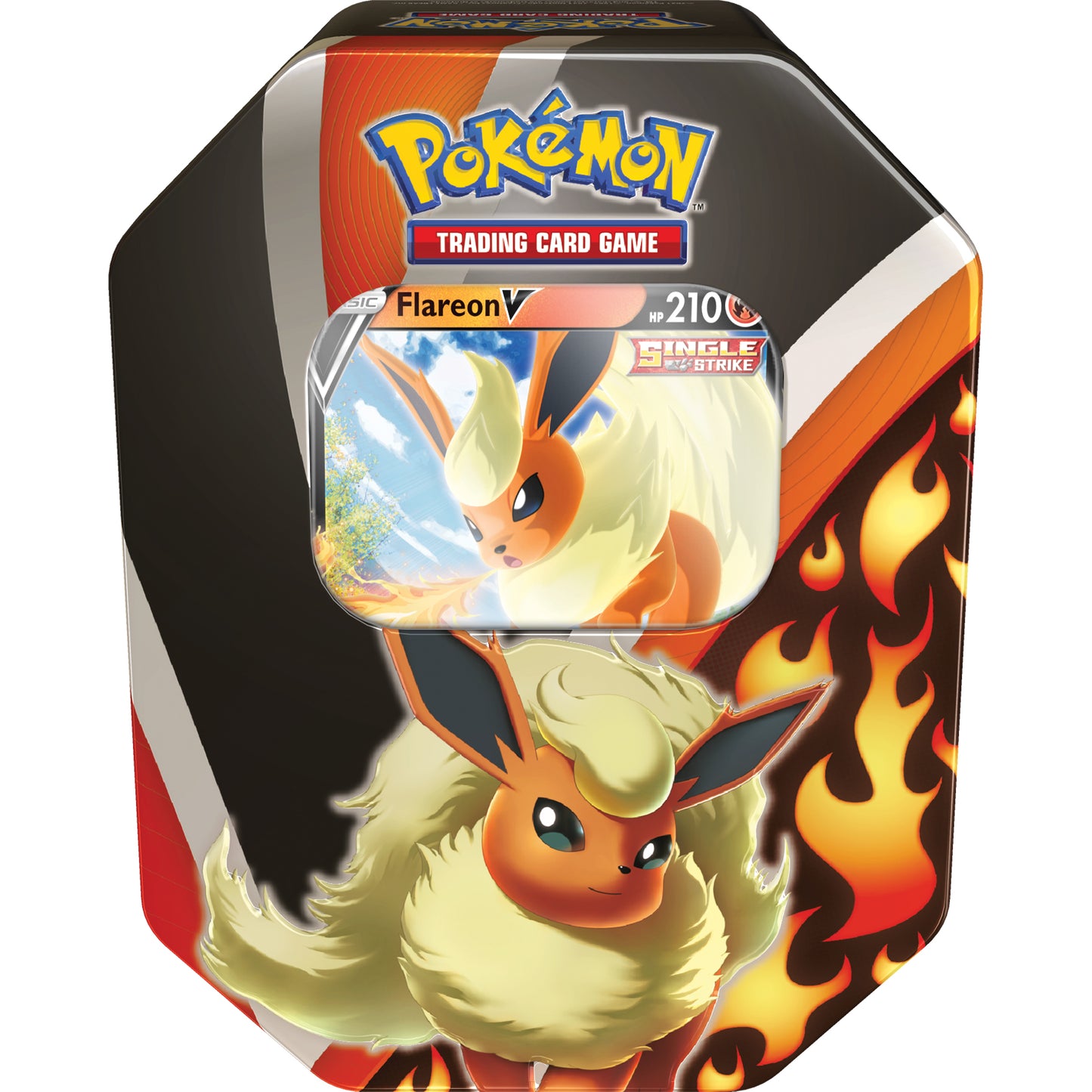 Pokemon Eeveelutions tin Flareon V