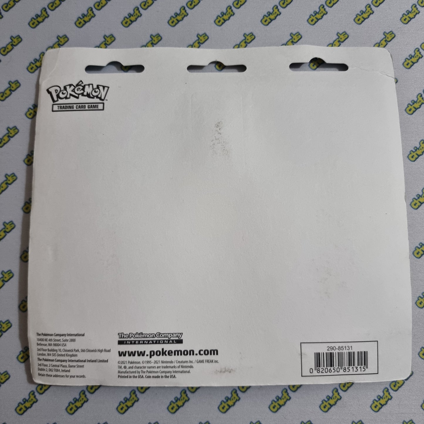 Pokemon Center Chilling Reign Elite Trainer Box Error Apology Blister Pack