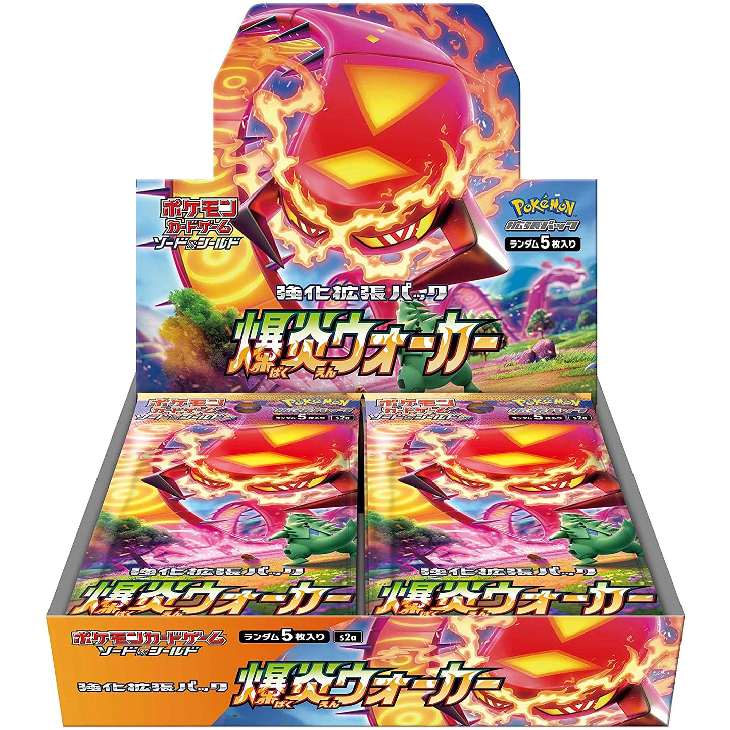 Japanese Pokemon Explosive Flame Walker Booster Box S2a