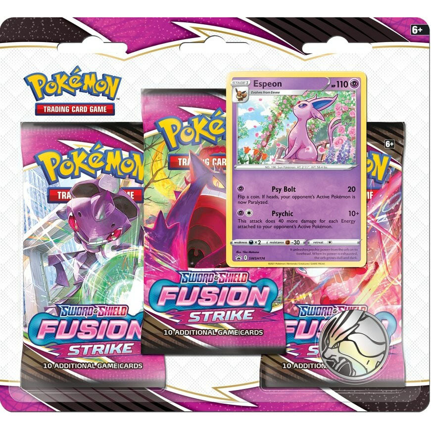 Pokemon Fusion Strike 3-pack blister Espeon