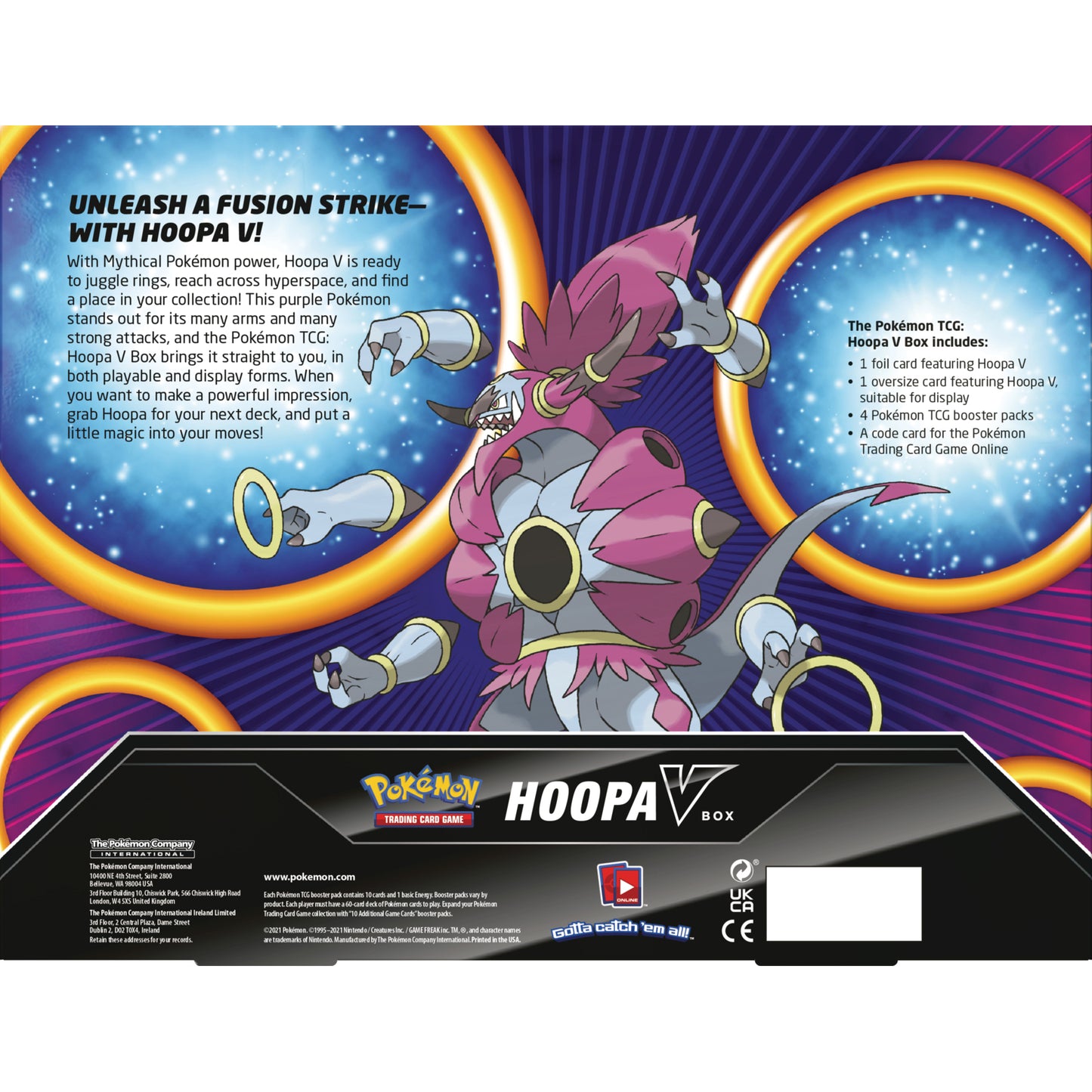 Pokemon Hoopa V Box Contents