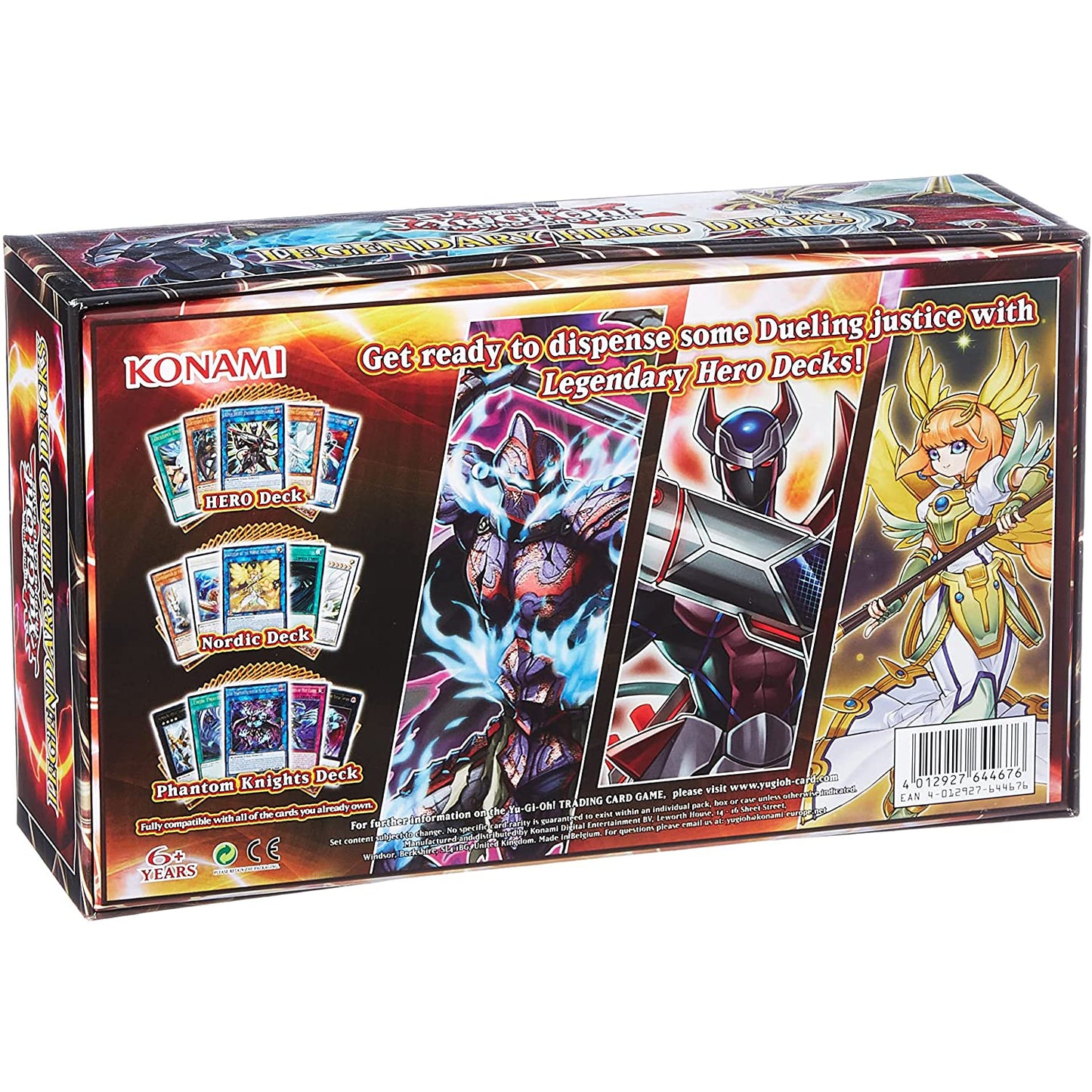 YuGiOh Legendary Hero Decks Contents