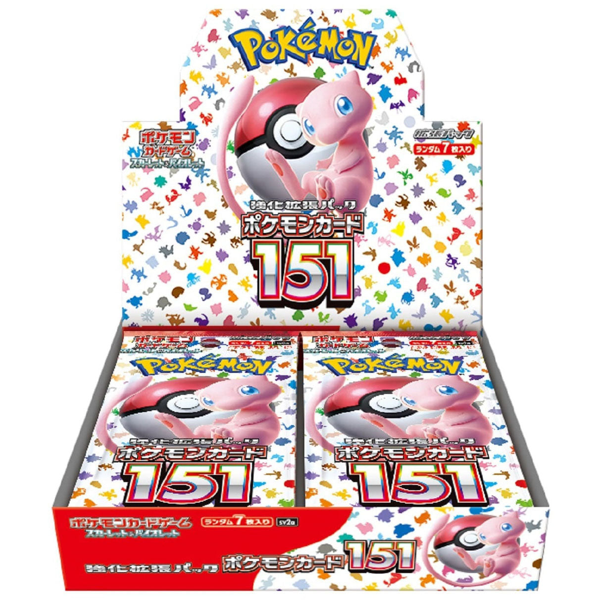 Japanese Pokemon 151 Booster Box SV2a