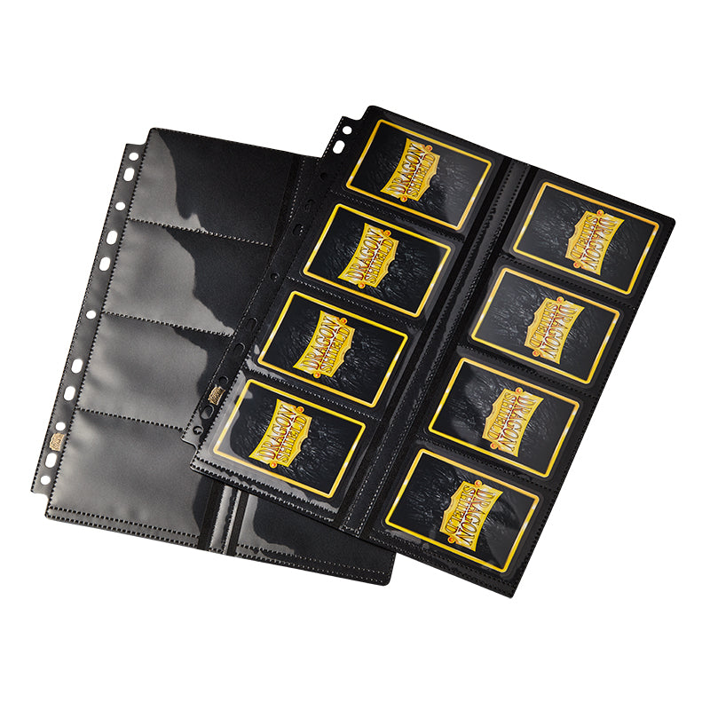 Dragon Shield 16-Pocket Binder Pages Clear Centerloading